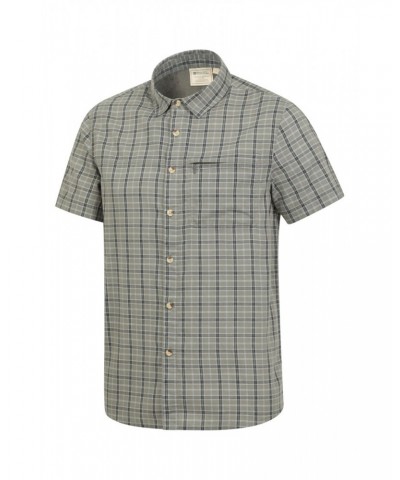 Holiday Mens Cotton Shirt Khaki $17.48 Tops