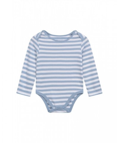 Baby Organic Bodysuit Set Light Blue $17.60 Babywear