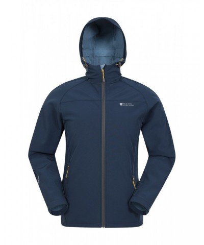 Exodus Mens Showerproof Softshell Unboxed Blue $30.79 Jackets