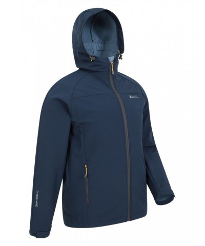 Exodus Mens Showerproof Softshell Unboxed Blue $30.79 Jackets