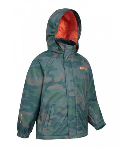 Kids Printed Waterproof Set Khaki $29.99 Jackets