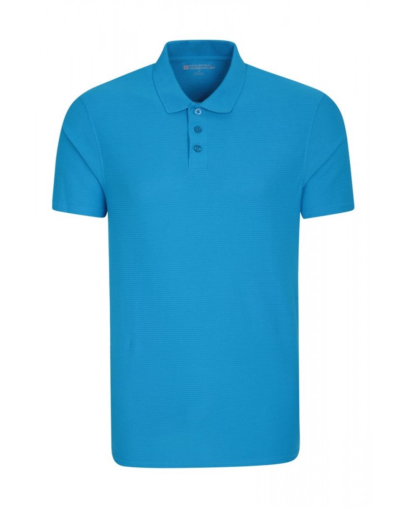 Strand Mens Polo Pale Blue $14.30 Tops