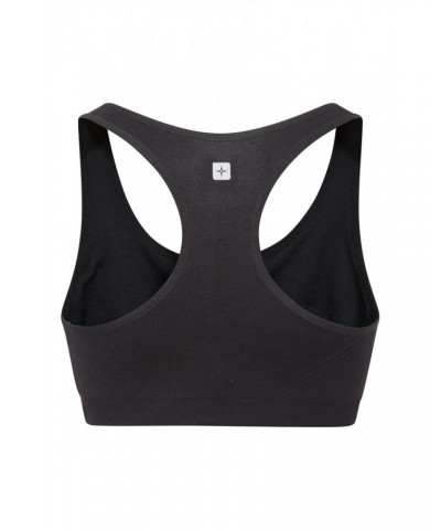 Womens Anti-chafe Seamless Bra Black $14.74 Active