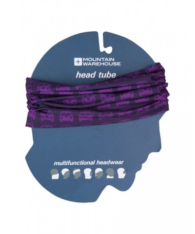 Mens Patterned Multifunctional Head Tube Purple $10.43 Accessories