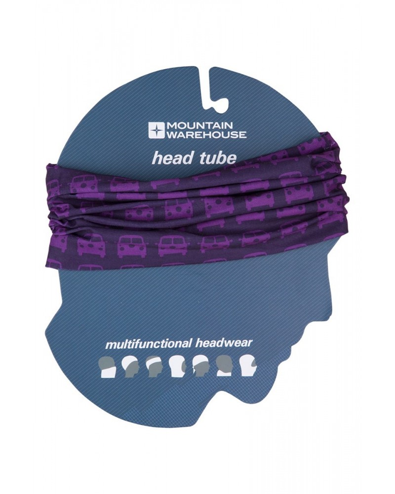 Mens Patterned Multifunctional Head Tube Purple $10.43 Accessories