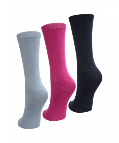 Horse Womens Bamboo Socks Multipack Bright Pink $17.99 Accessories