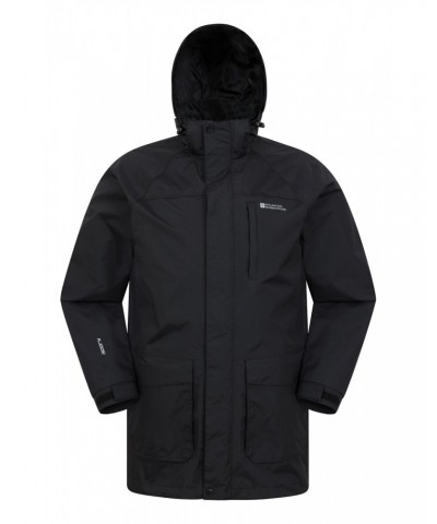 Glacier II Mens Long Waterproof Jacket Black $27.90 Jackets