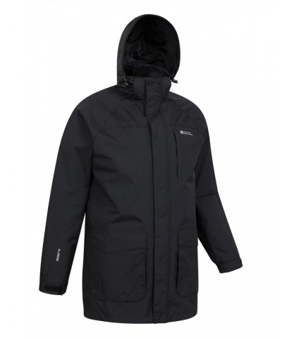 Glacier II Mens Long Waterproof Jacket Black $27.90 Jackets