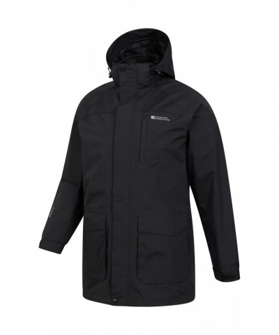 Glacier II Mens Long Waterproof Jacket Black $27.90 Jackets