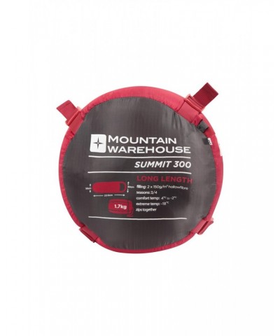 Summit 300 Sleeping Bag Dark Red $34.79 Sleeping Bags