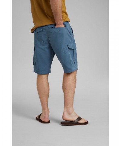 Lakeside Mens Cargo Shorts Blue $20.39 Pants