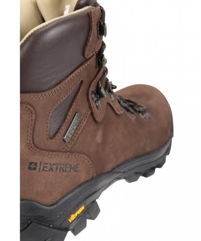 Odyssey Extreme Womens Waterproof Vibram Hiking Boots Brown $61.10 Footwear