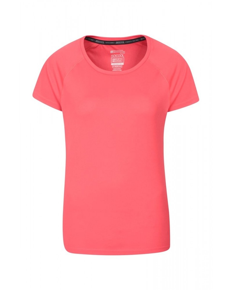 Endurance Womens T-Shirt Coral $10.59 Active