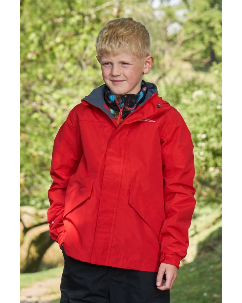 Solar Kids Waterproof Jacket Red $25.64 Jackets