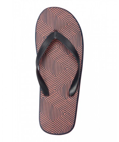 Beach Walk Mens Flip Flops Orange $7.64 Footwear