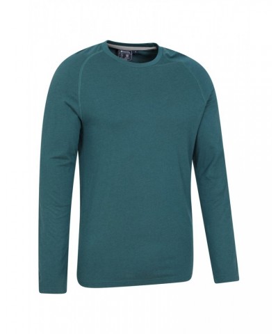 Saunter Mens Bamboo Crew Neck Top Green $21.45 Tops