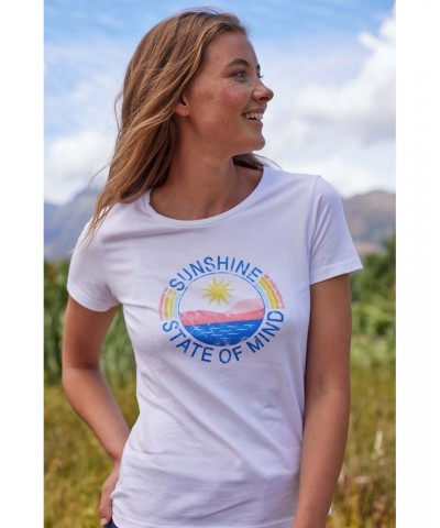 Sunshine State Of Mind Womens T-Shirt White $13.24 Tops
