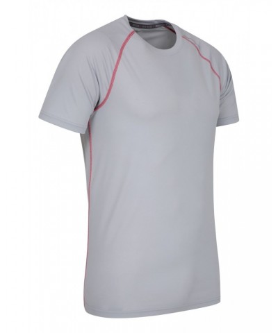 Aero II IsoCool Mens T-Shirt Light Grey $13.76 Active