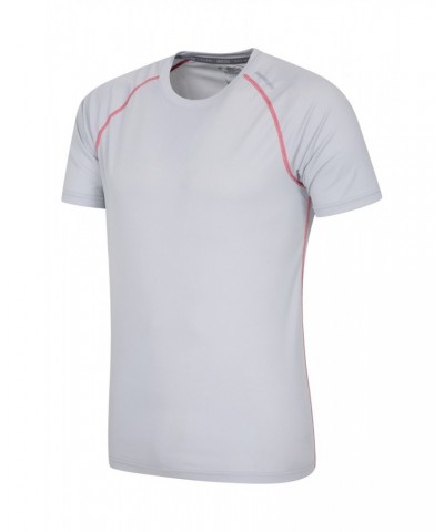 Aero II IsoCool Mens T-Shirt Light Grey $13.76 Active