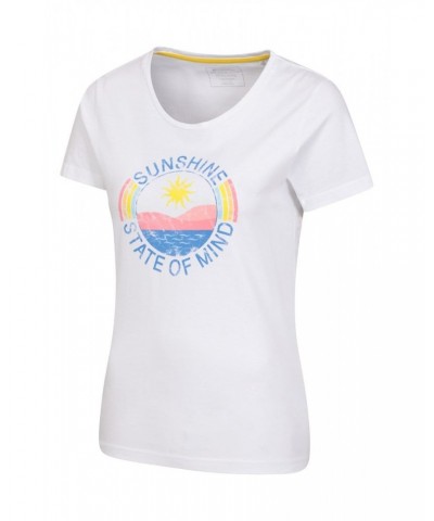 Sunshine State Of Mind Womens T-Shirt White $13.24 Tops