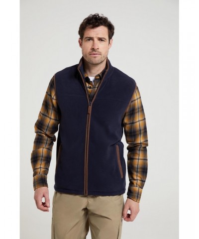 Rove Mens Fleece Vest Navy $17.76 Fleece