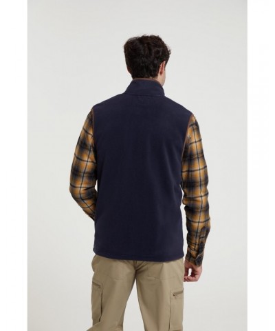 Rove Mens Fleece Vest Navy $17.76 Fleece