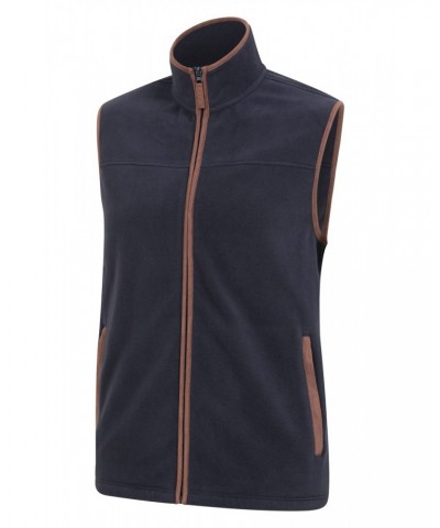 Rove Mens Fleece Vest Navy $17.76 Fleece