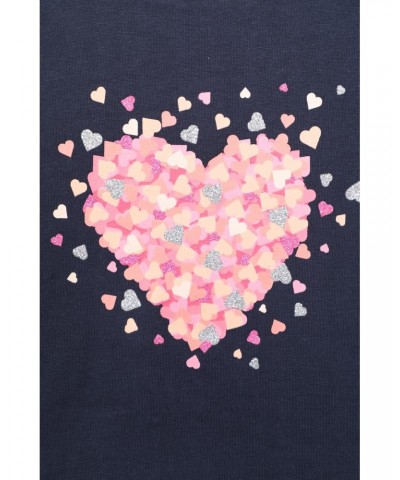 Dispersed Heart Kids Sweatshirt Navy $11.95 Tops