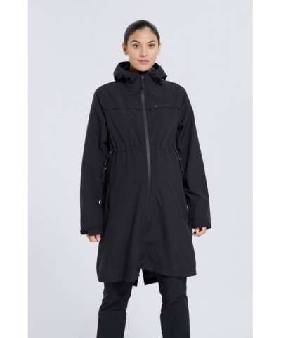 Hilltop Maternity Lightweight Waterproof Jacket Black $34.79 Jackets