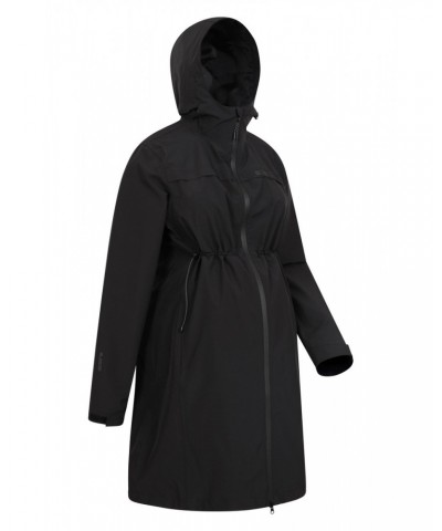 Hilltop Maternity Lightweight Waterproof Jacket Black $34.79 Jackets