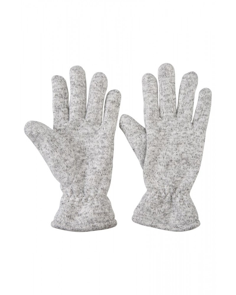 Nevis Womens Fleece Gloves Grey $10.79 Accessories