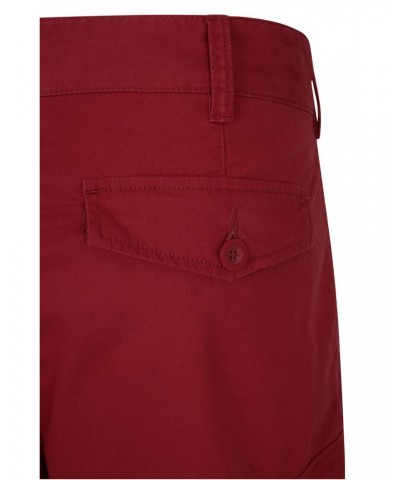 Lakeside Mens Cargo Shorts Red $21.59 Pants