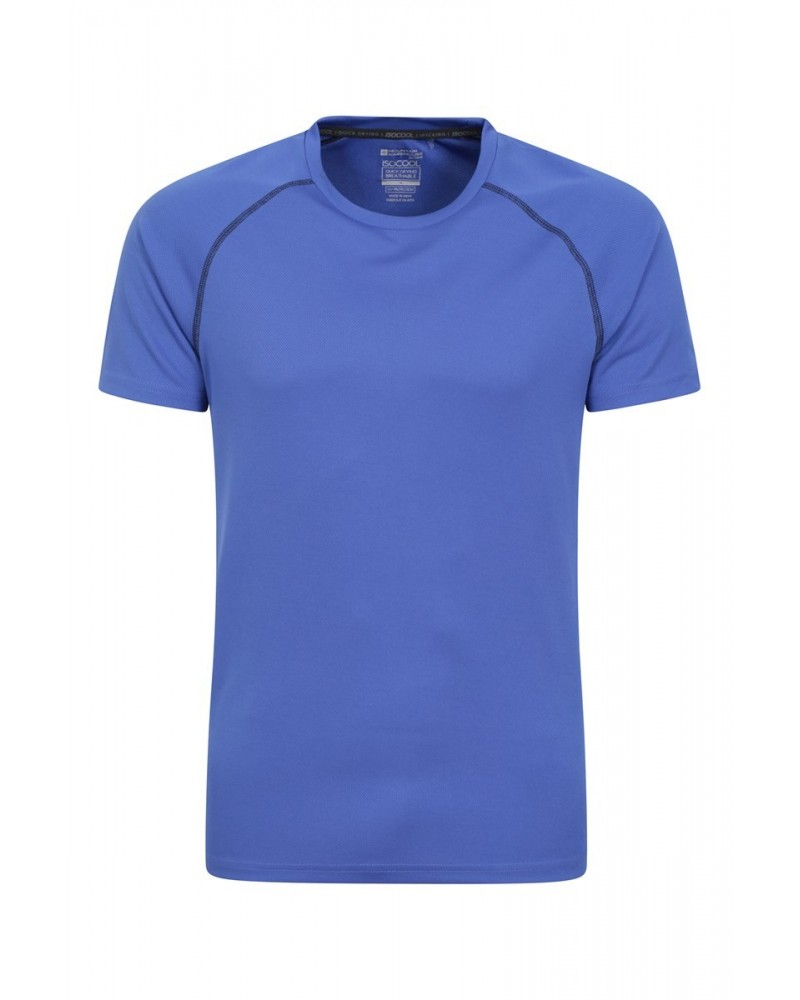 Endurance Isocool Mens Active T-Shirt Unboxed Blue $14.49 Active