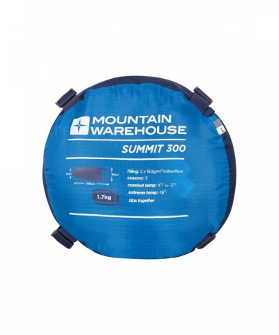 Summit 300 Sleeping Bag Blue $35.39 Sleeping Bags