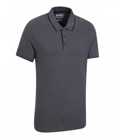 Lakeside II Mens Polo Shirt Grey $13.76 Tops