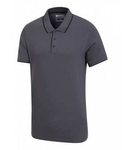 Lakeside II Mens Polo Shirt Grey $13.76 Tops