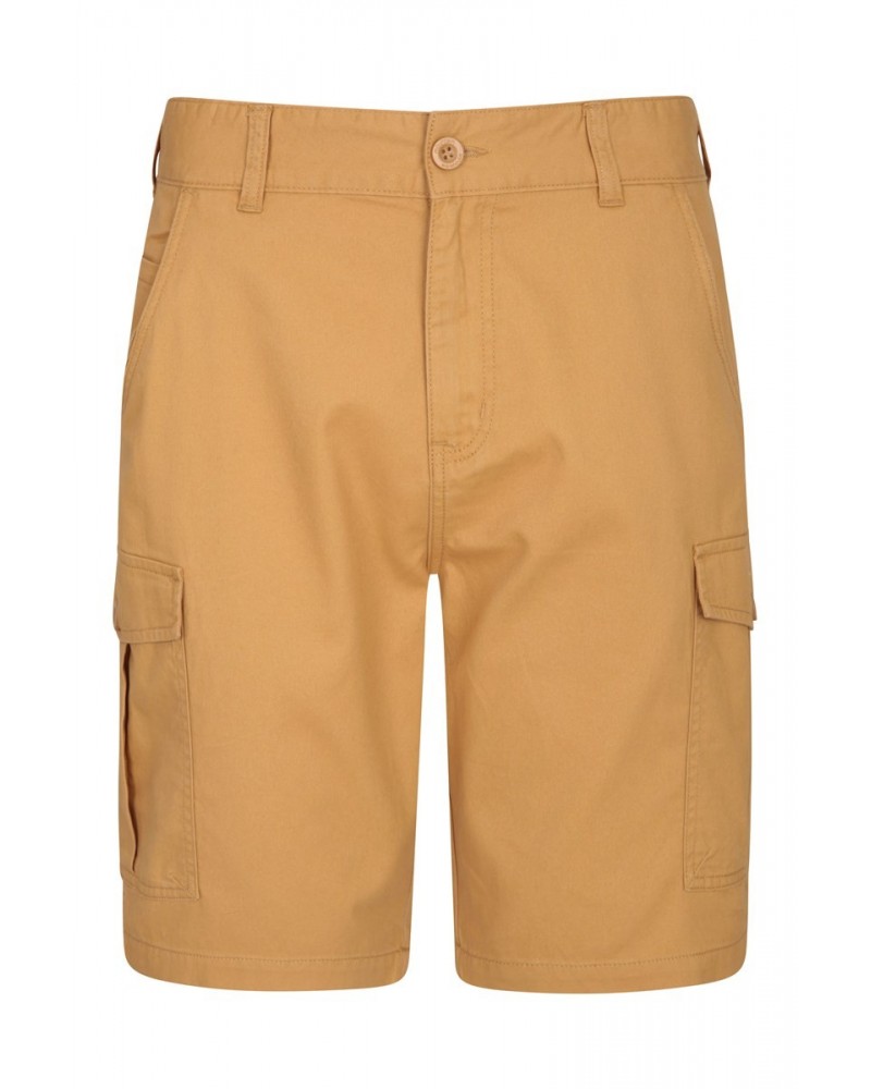 Lakeside Mens Cargo Shorts Mustard $21.99 Pants