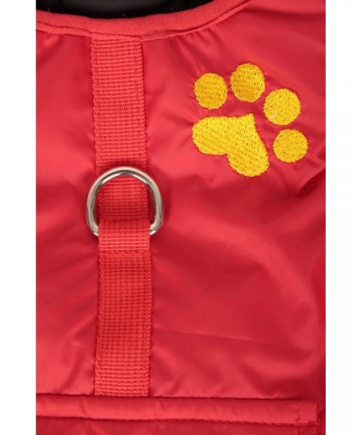 Water-Resistant Dog Jacket Red $12.18 Pets