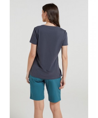 Blue Skies Womens Organic T-Shirt Charcoal $13.24 Tops