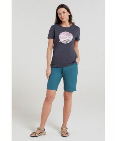 Blue Skies Womens Organic T-Shirt Charcoal $13.24 Tops