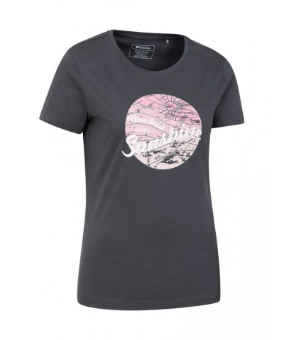 Blue Skies Womens Organic T-Shirt Charcoal $13.24 Tops