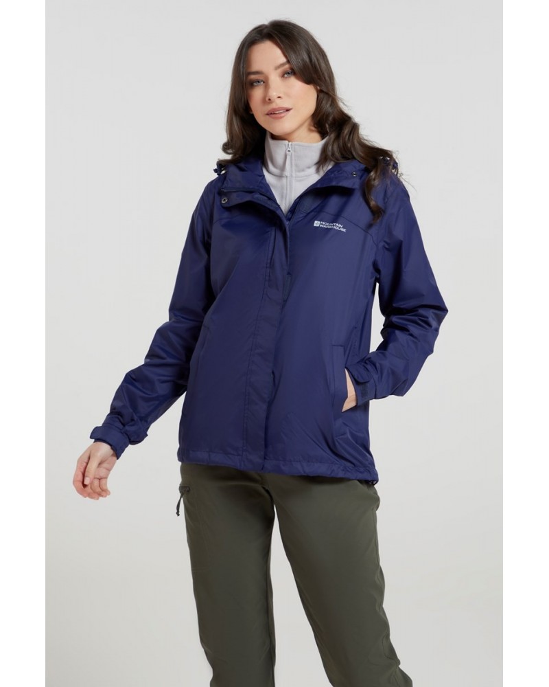 Torrent Womens Lightweight Waterproof Jacket Navy $27.02 Jackets