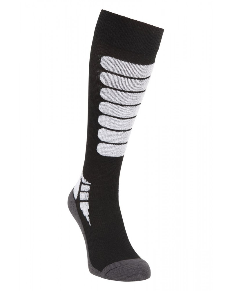 Altitude Mens Isocool Knee Length Ski Socks Black $10.99 Accessories