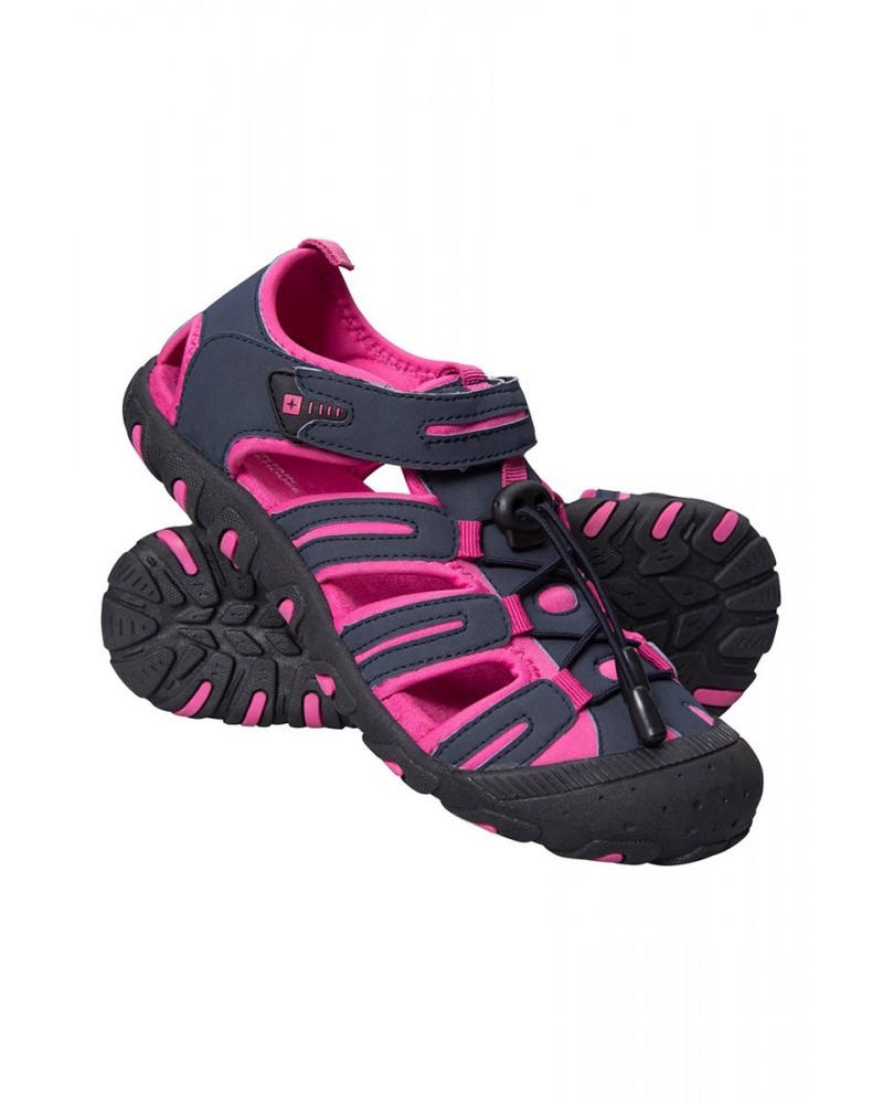 Coastal Kids Mountain Warehouse Shandals Navy $16.28 Footwear