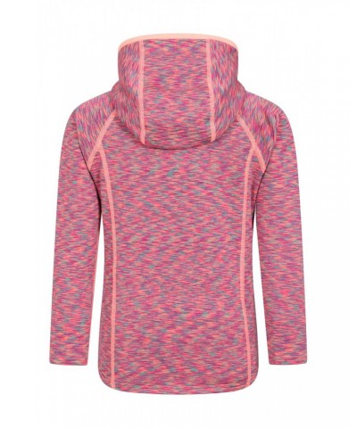 Kayleigh II Kids Stripe Hoodie Bright Orange $16.10 Active