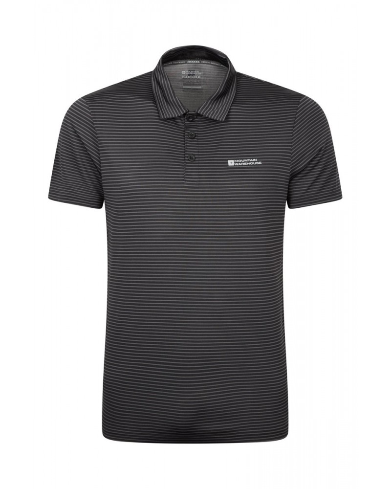 Fairway IsoCool Mens Polo Shirt Black $16.19 Active