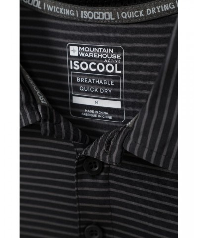 Fairway IsoCool Mens Polo Shirt Black $16.19 Active