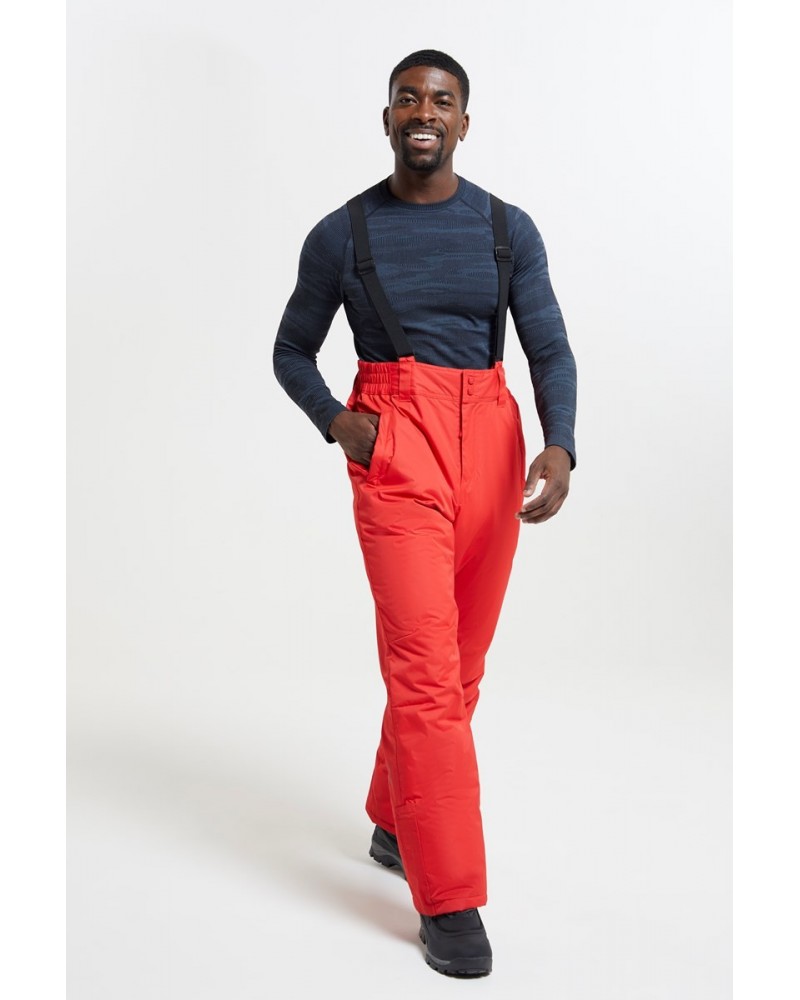 Dusk Mens Ski Pants Red $29.90 Ski