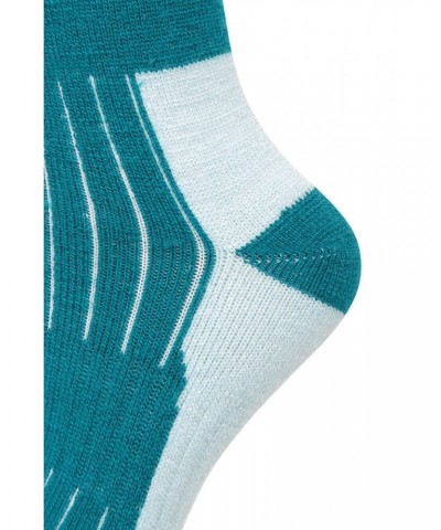 Explorer Womens Merino Thermal Mid-Calf Socks Teal $15.00 Accessories