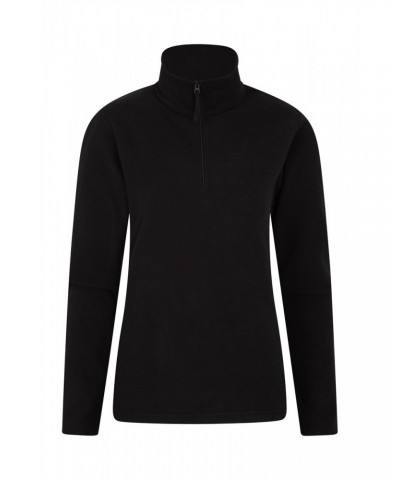 Camber Womens Half-Zip Fleece Black $13.49 Fleece